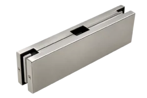 Glass door centre strike patch keep for pin bolt centre patch lock satin stainless