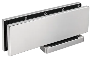 Non digging floor spring hydraulic patch closer for frameless glass door