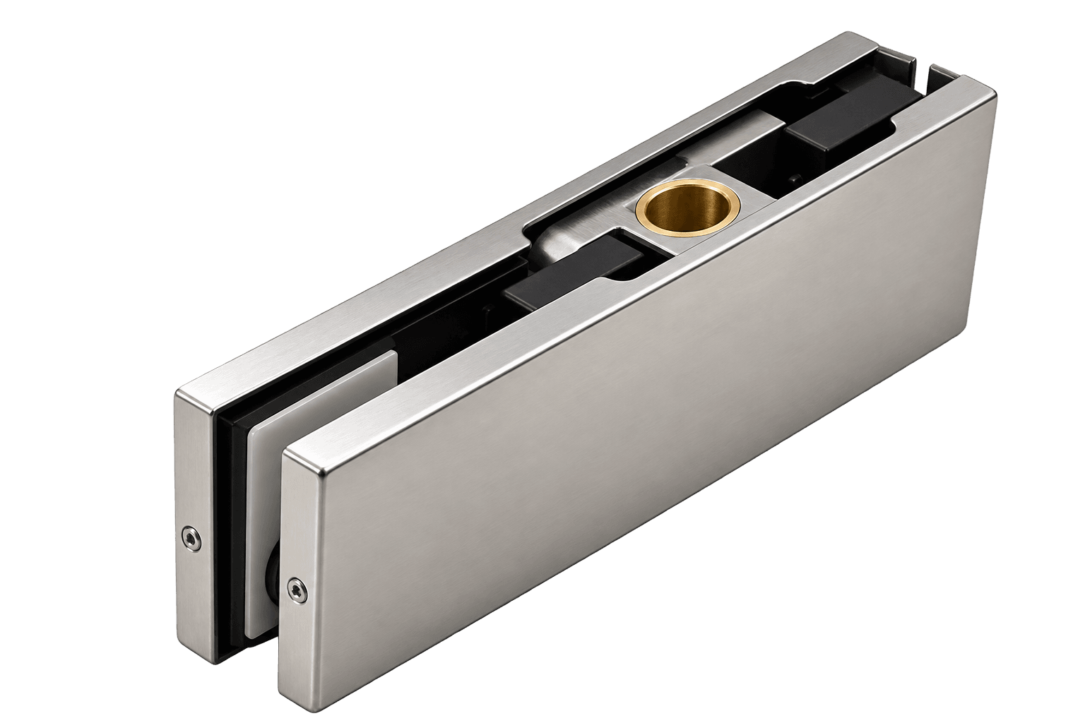 Standard Top Patch Fitting - Satin Stainless (KPF-20)