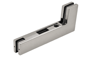 Corner Transom Strike Box - Satin Stainless