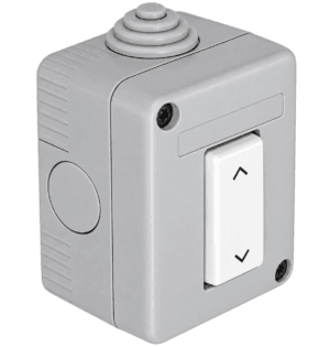Garage/Roller Shutter Tubular Motor Rocker Switch - Push Button Up / Down