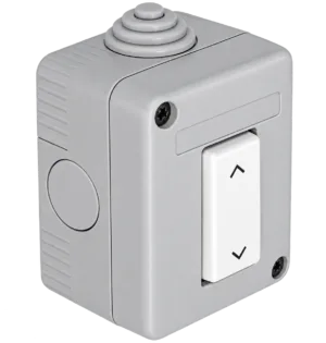 Garage/Roller Shutter Tubular Motor Rocker Switch - Push Button Up / Down