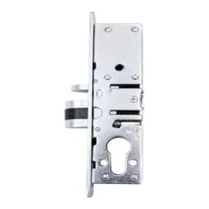 Aluminium door deadlatch – narrow stile euro cylinder deadlatch