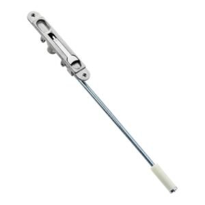 Aluminium door flush bolt lever action with long rod