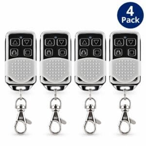 Genuine NECO remote 4 pack, four TR4 Mark 1 roller shutter key fobs