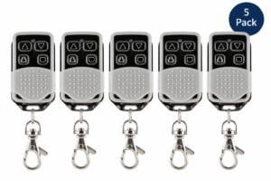 Genuine NECO remote 5 pack, five TR4 Mark 1 roller shutter key fobs
