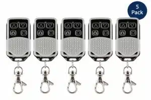 Genuine NECO remote 5 pack, five TR4 Mark 1 roller shutter key fobs