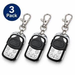NVM remote 3 pack, three 433MHz compatible roller shutter key fobs