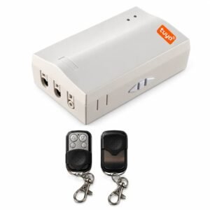 WiFi shutter receiver with 2 remotes – smart roller shutter control box
